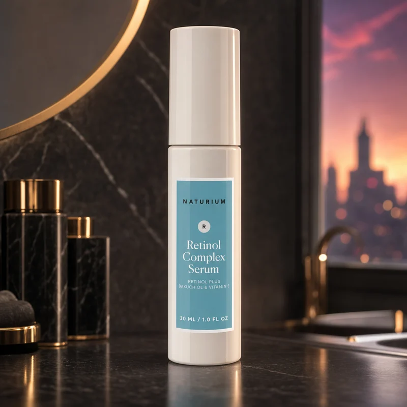 Naturium Retinol Complex Serum with encapsulated retinol and bakuchiol, 1 fl oz — from Amazon listing