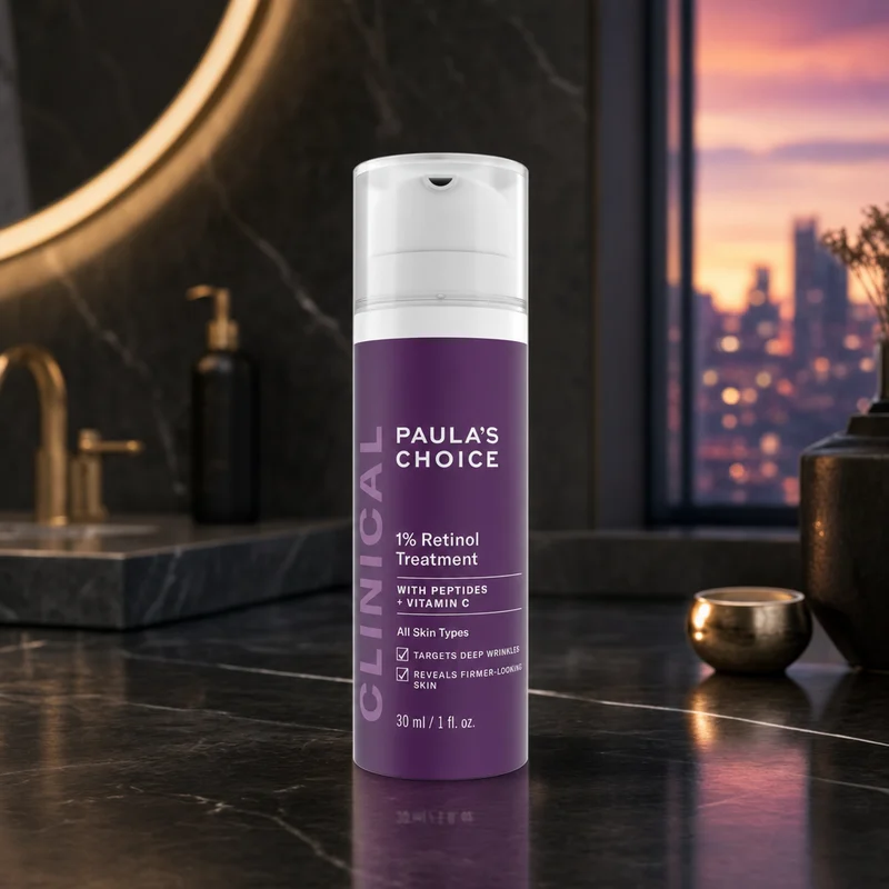 Paula's Choice CLINICAL 1% Retinol Treatment with peptides and vitamin C, 1 fl oz — from Amazon listing