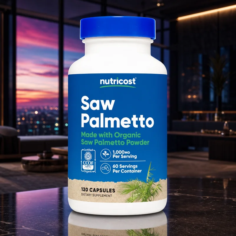 Nutricost Saw Palmetto (Made with Organic) 1000 mg