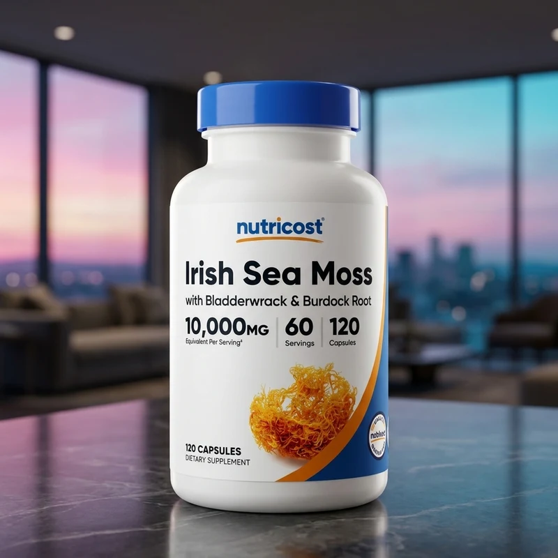 Nutricost Irish Sea Moss Extract (with Bladderwrack & Burdock Root)