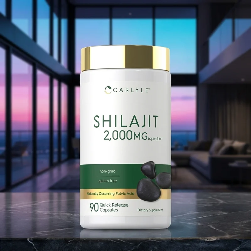 Carlyle Shilajit Capsules, 90 count quick-release bottle — from the Amazon listing
