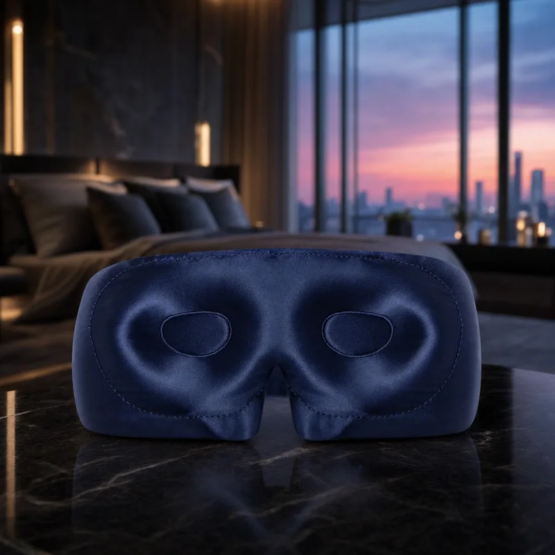 Drowsy Eyelash-Protecting Silk Sleep Mask, 22-momme mulberry silk — from Amazon listing