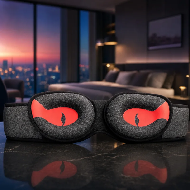 Manta Sound Sleep Mask with Bluetooth, flat in-strap speakers — from Amazon listing