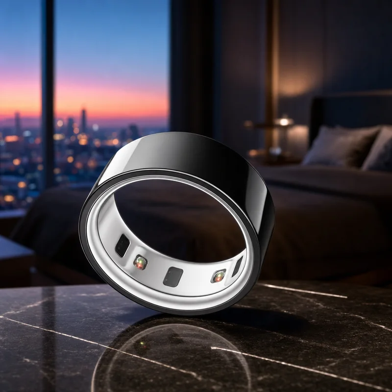 Oura Ring 4 titanium smart sleep tracker — from Amazon listing