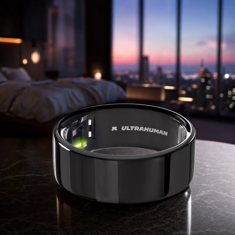 Ultrahuman Ring AIR lightweight titanium smart ring — from Amazon listing