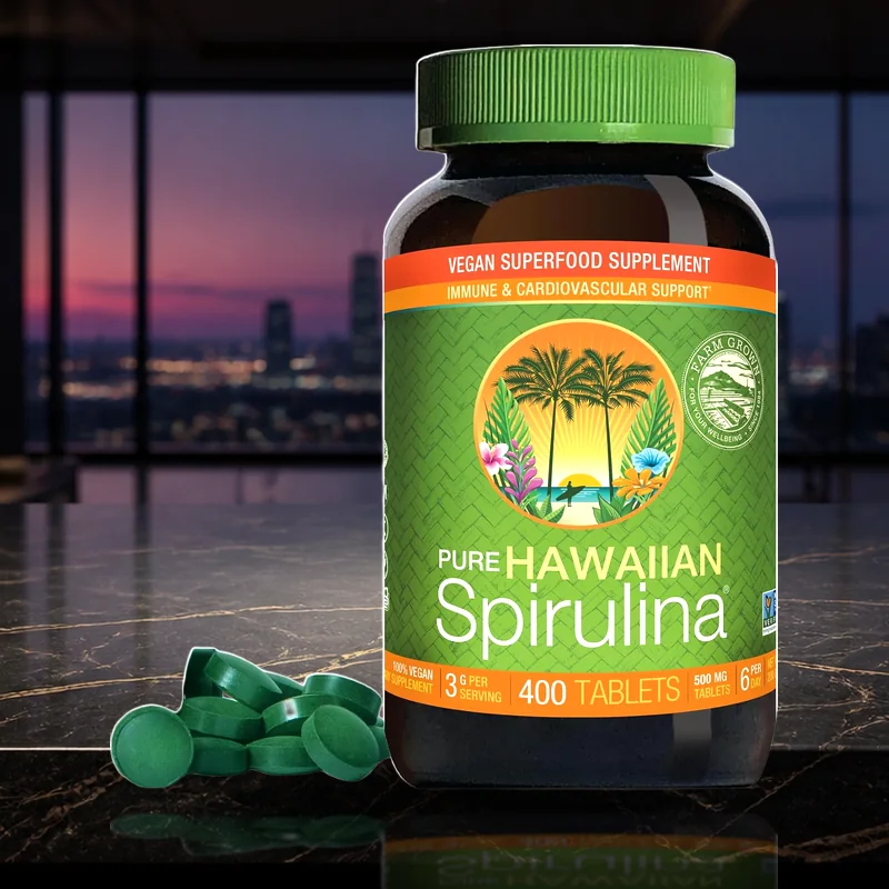 Nutrex Hawaii Pure Hawaiian Spirulina 500 mg Tablets