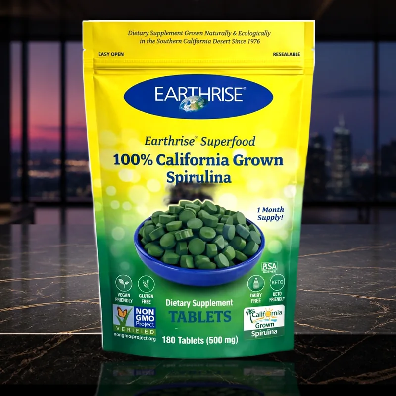 Earthrise California Spirulina 500 mg Tablets — product