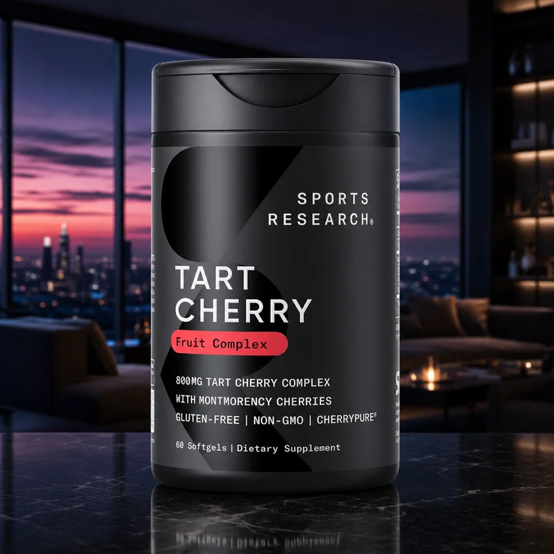 Sports Research Tart Cherry Capsules (CherryPURE) 60 Liquid Softgels