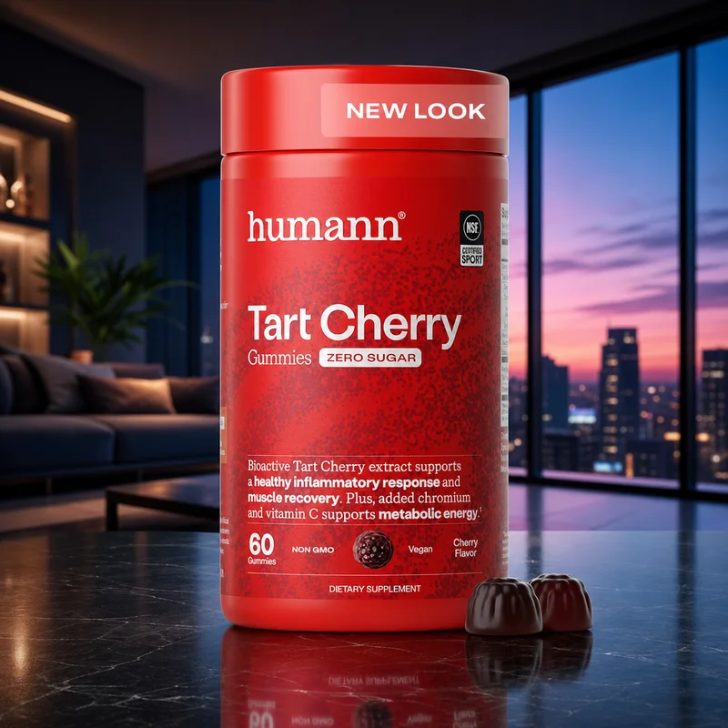 HumanN Tart Cherry Gummies 60 (NSF Certified Sport)