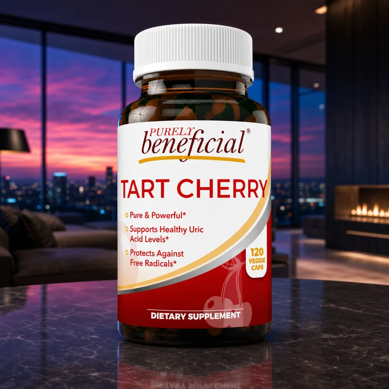 PURELY beneficial Tart Cherry Capsules 120 (6000 mg)