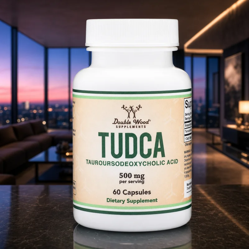 Double Wood TUDCA Bile Salts, 60 Capsules (500mg per 2-cap serving)