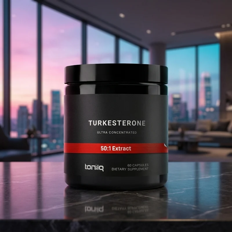 Toniiq Ultra High Strength Turkesterone 20% bottle — from the Amazon listing