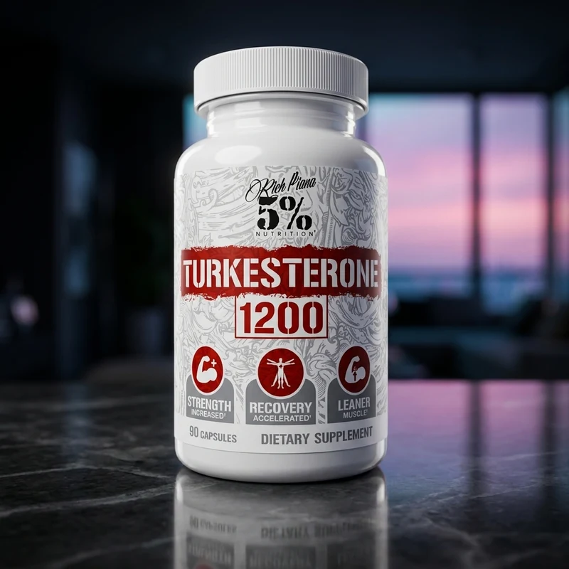 5% Nutrition Turkesterone 1200 bottle — from the Amazon listing