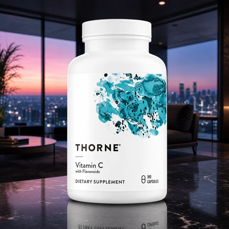 Thorne Vitamin C with Flavonoids, 180 Capsules
