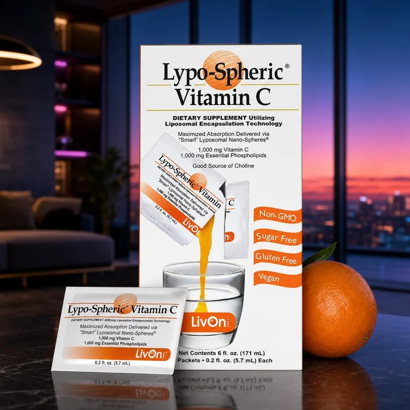 LivOn Laboratories Lypo-Spheric Vitamin C, 30 Packets