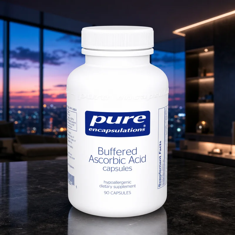 Pure Encapsulations Buffered Ascorbic Acid, 90 Capsules