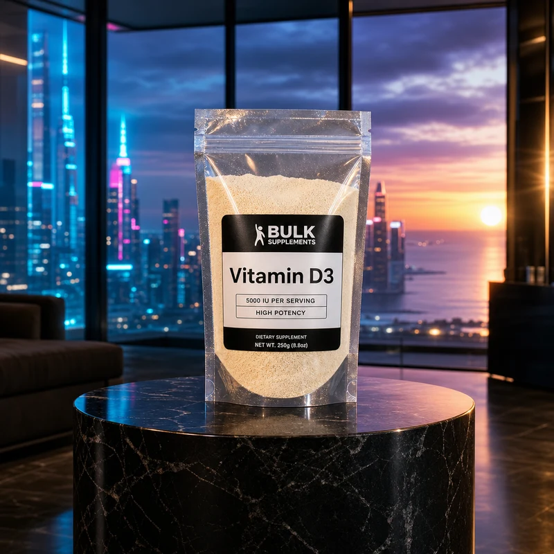 Bulk Supplements Vitamin D3 Powder, 1 kg bag — from Amazon listing