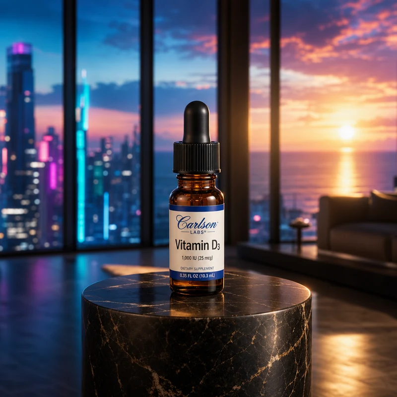 Carlson Vitamin D3 Drops 2,000 IU, 0.35 oz bottle — from Amazon listing