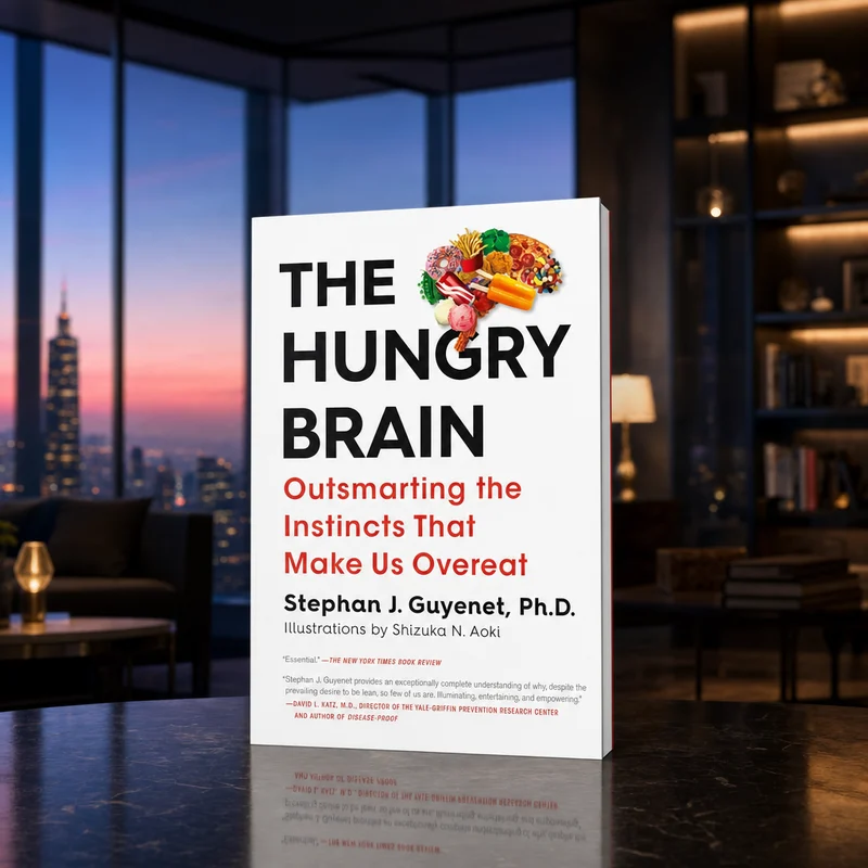 The Hungry Brain by Stephan J. Guyenet, paperback cover — from Amazon listing