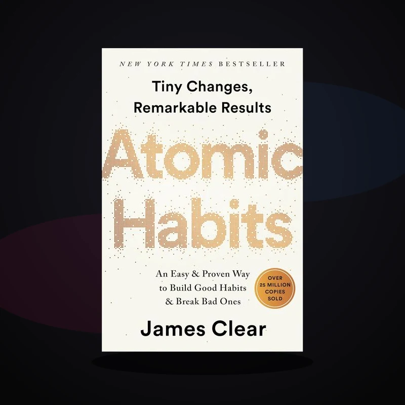 Atomic Habits by James Clear, hardcover cover — from Amazon listing