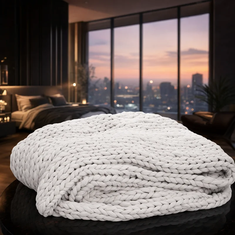 Bearaby Cotton Napper 15 lb, beadless hand-knit organic cotton — from Amazon listing