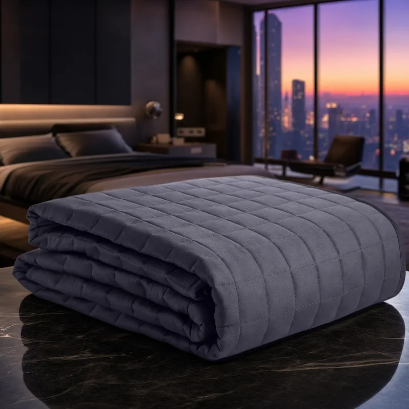 YnM 25 lb Weighted Blanket, single 60x80 in — from Amazon listing