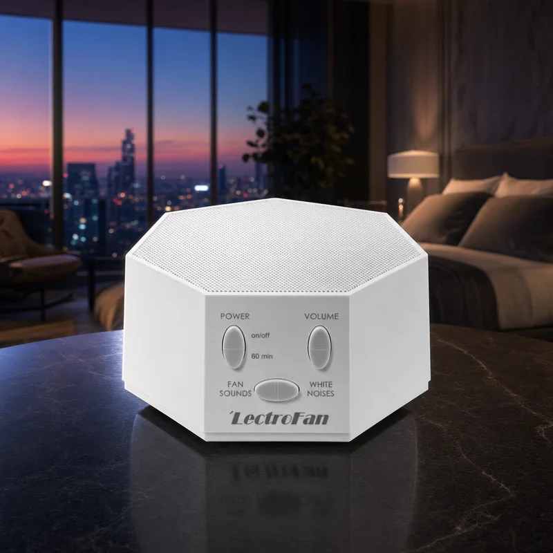 LectroFan High Fidelity white noise machine with 20 non-looping sounds — from Amazon listing