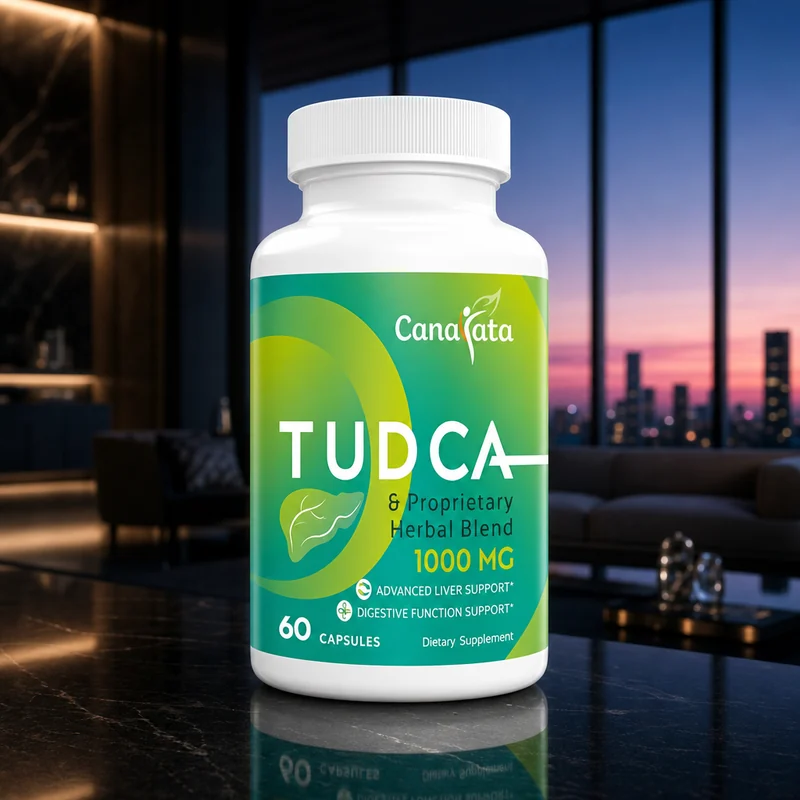Canarata TUDCA with Milk Thistle Liver Supplements 1000mg, 120 capsules