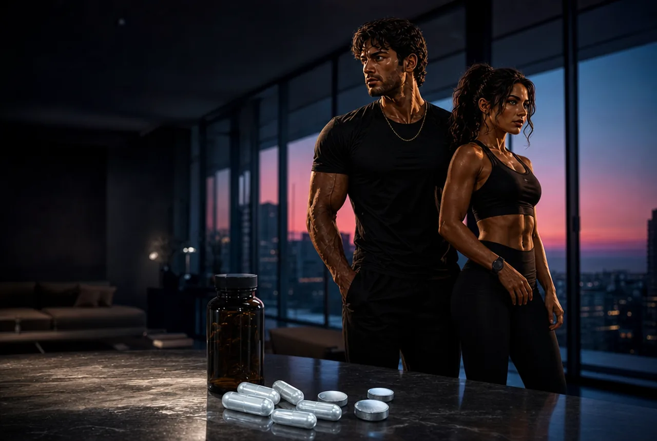 Two Super Achievers in a dark-luxe penthouse at dusk — the complete zinc data report