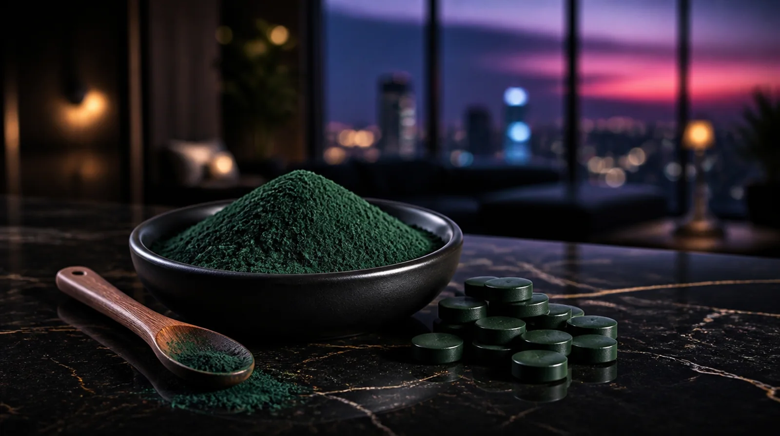 Spirulina — evidence guide key art