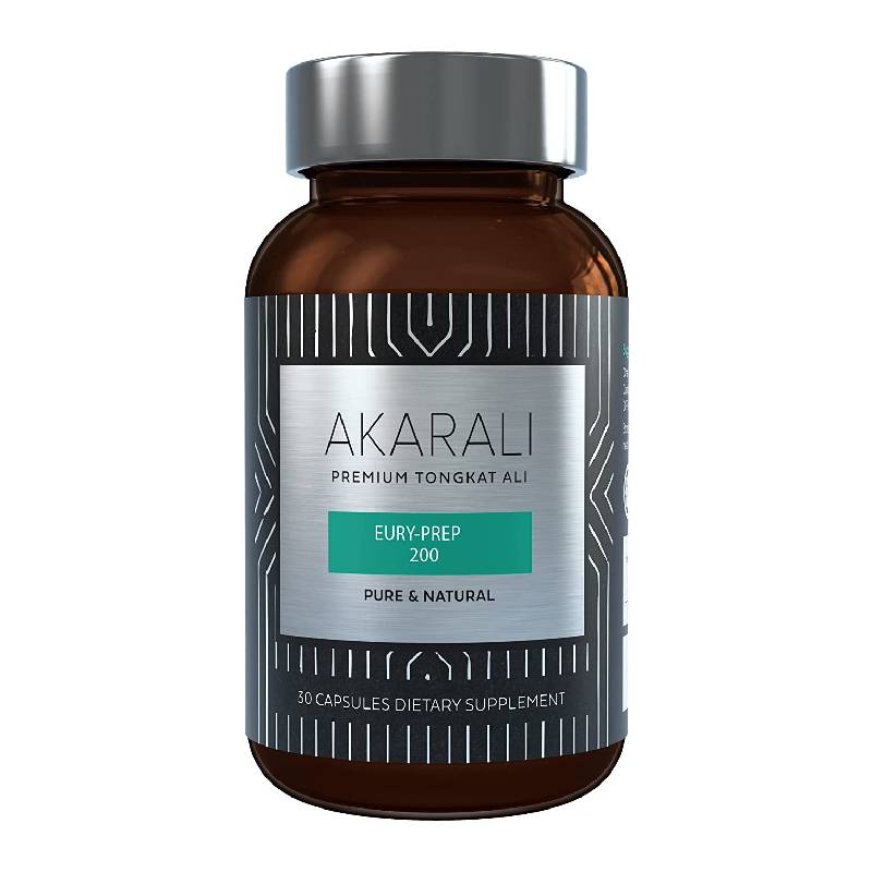 AKARALI Tongkat Ali Extract Longjack 200 1 Highly Concentrated 1.5 Eurycomanone MIT Formulated US Patented Physta® Hot Water Extraction for Men Women Supports Strength Energy Performance