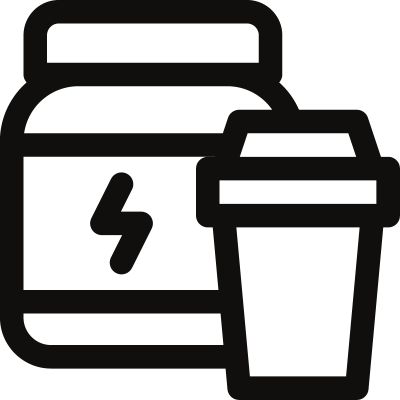 Creatine Supplement and a Shaker