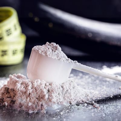 Creatine HCL Powder with a Scoop