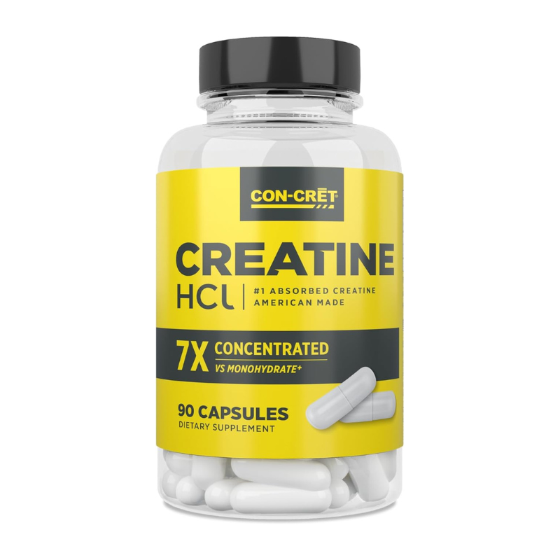 ProMera Sports CON CRET Patented Creatine HCl Capsules Stimulant Free Workout Supplement for Energy Strength and Endurance 90 Count