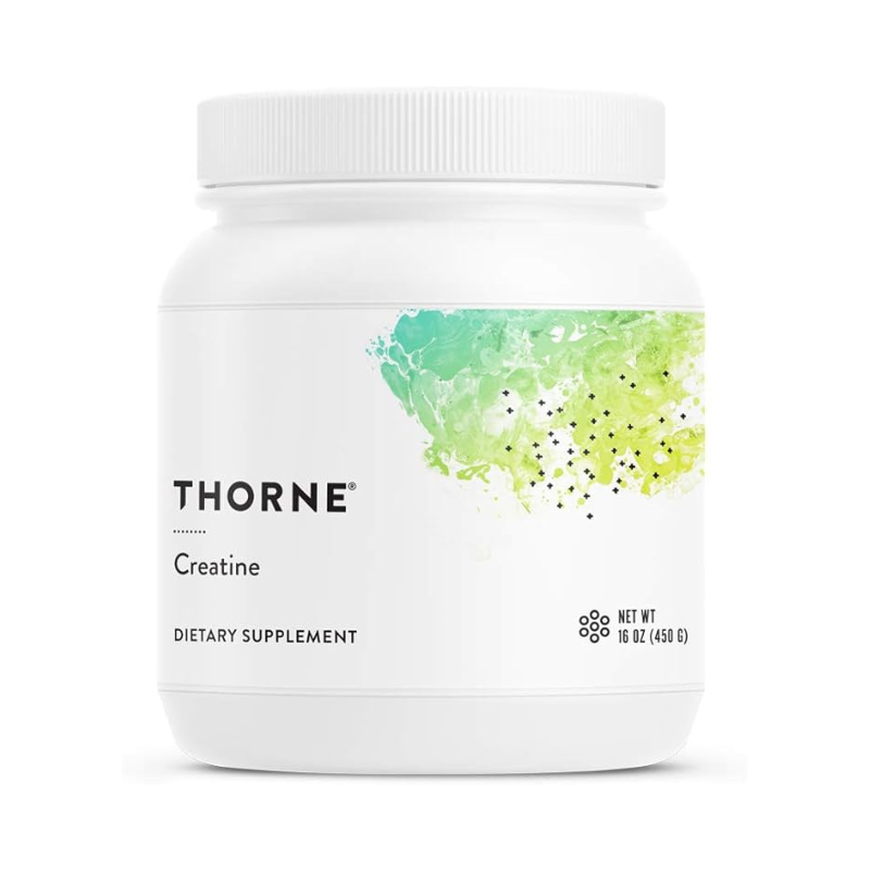 THORNE Creatine Creatine Monohydrate Amino Acid Powder Support Muscles Cellular Energy and Cognitive Function Gluten Free Keto NSF Certified for Sport 16 Oz 90 Servings