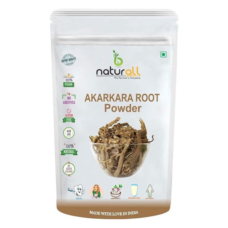 ZARU Akarkara Root Powder | Anacyclus Pyrethrum | Pellitory Root Powder- 100 GM by B Naturall
